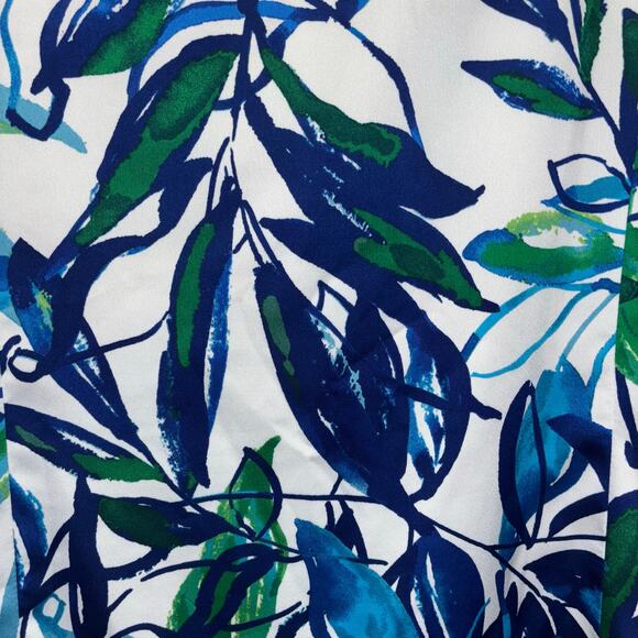 Joseph Ribkoff Tropical Leaf Print Blazer Jacket – Size 2 - Picture 12 of 15